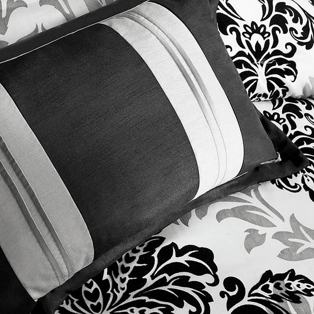 Bellaire Gray 7 Pc King Comforter Set - Thumbnail - Image 5