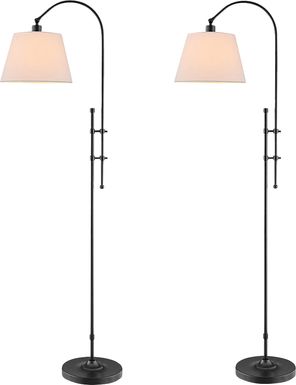 Bellamy Lane Bronze Floor Lamp, Set of Two