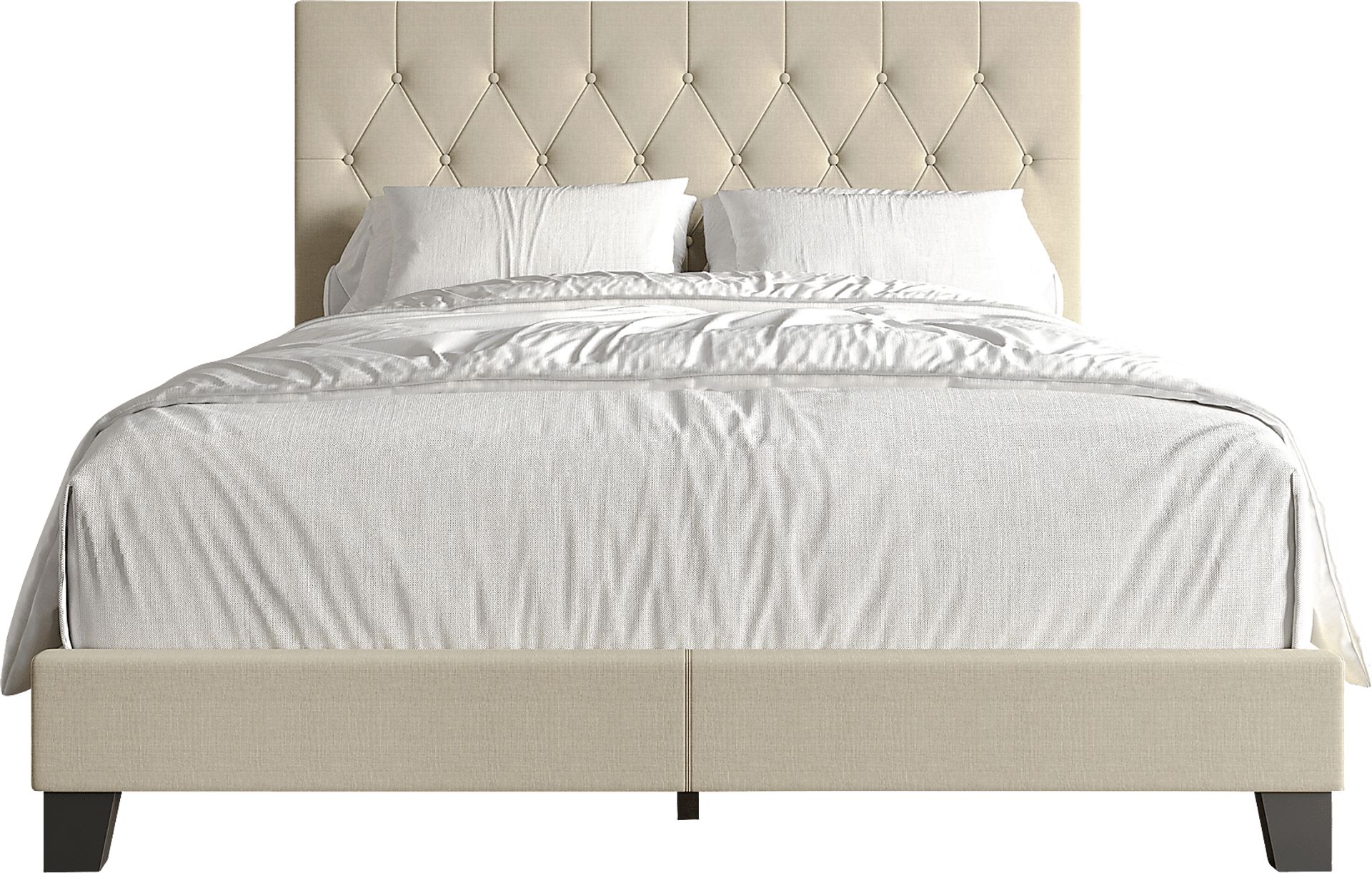Bellane Beige Queen Bed - Image 4