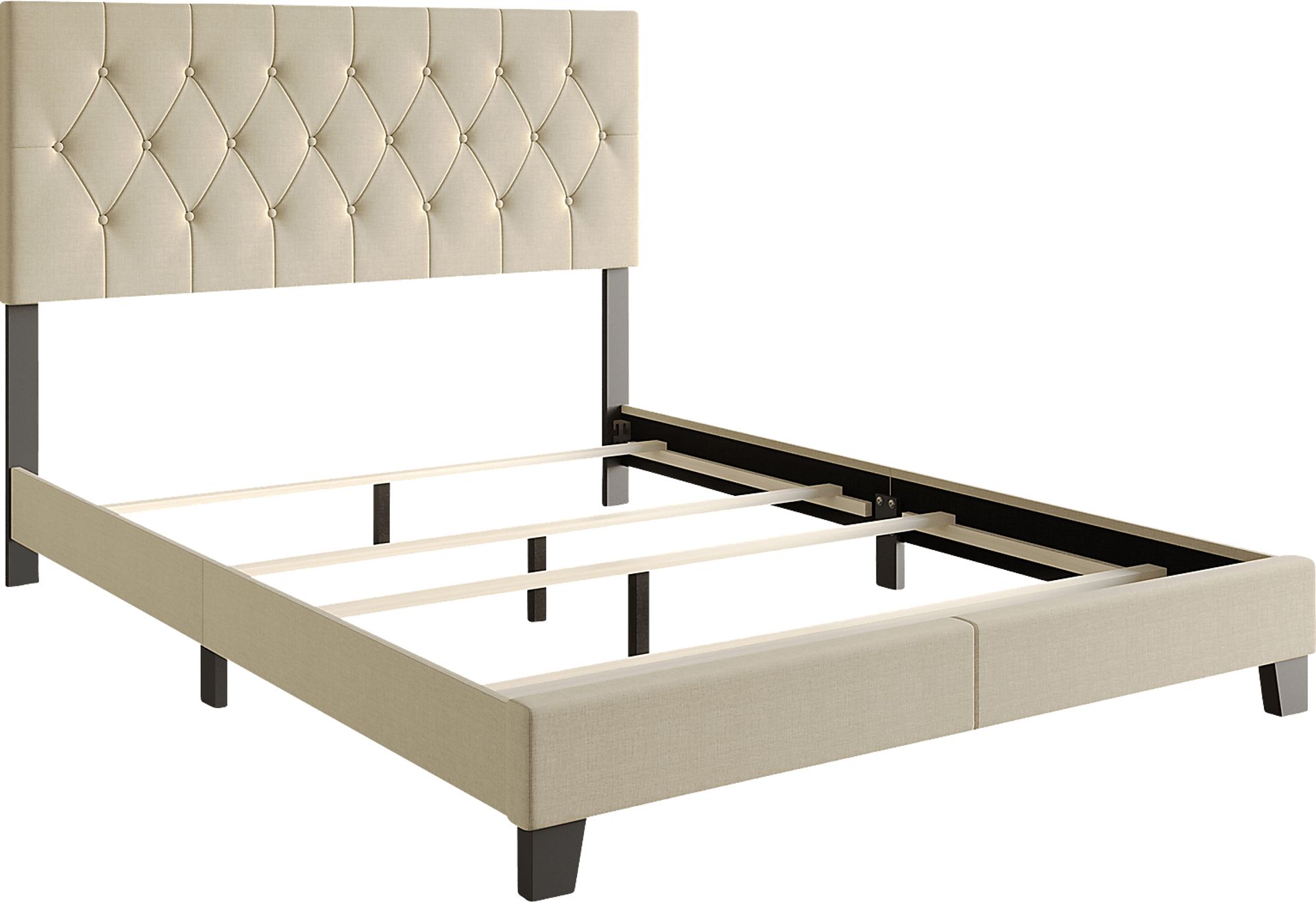 Bellane Beige Queen Bed - Image 5