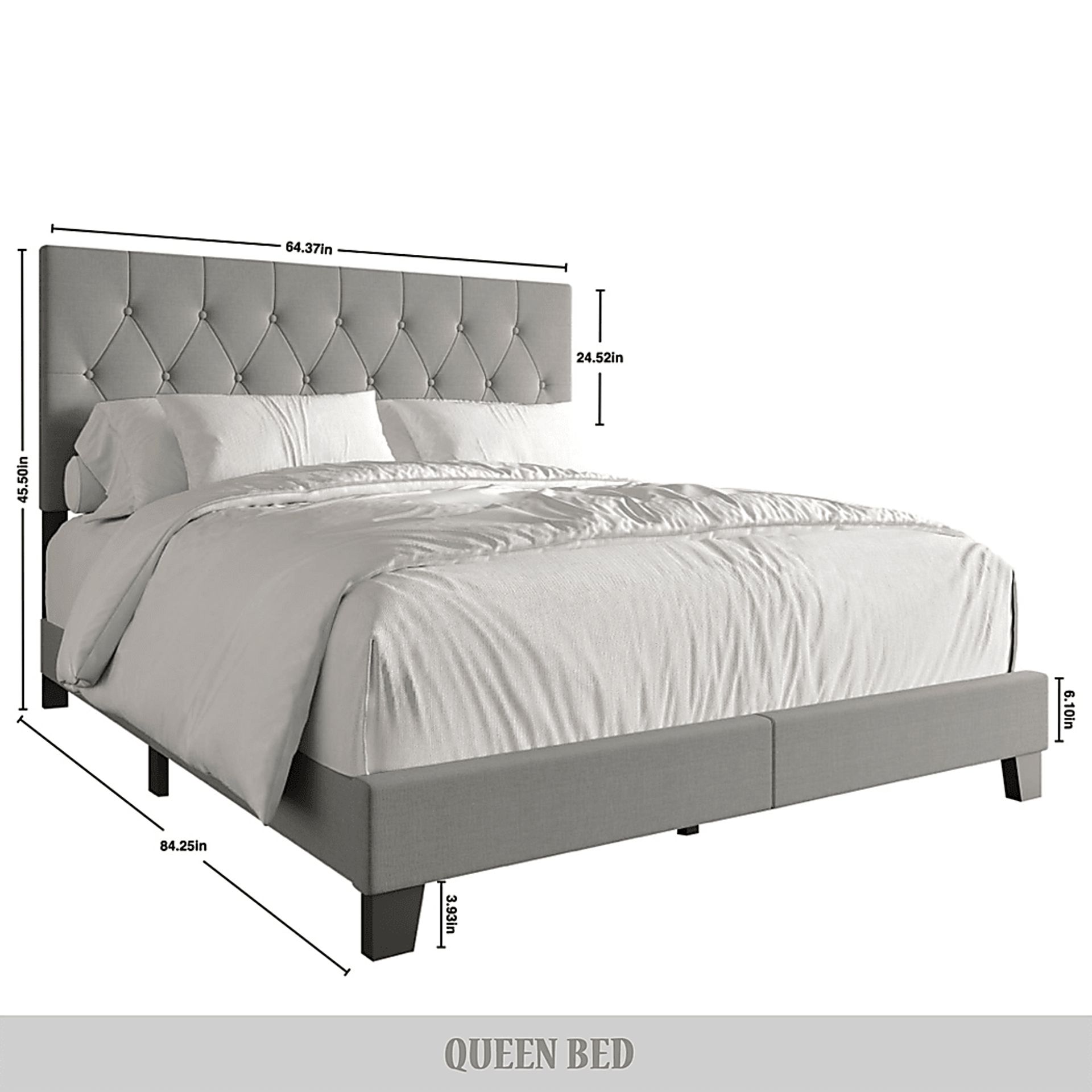 Bellane Gray Full Bed - Image 3