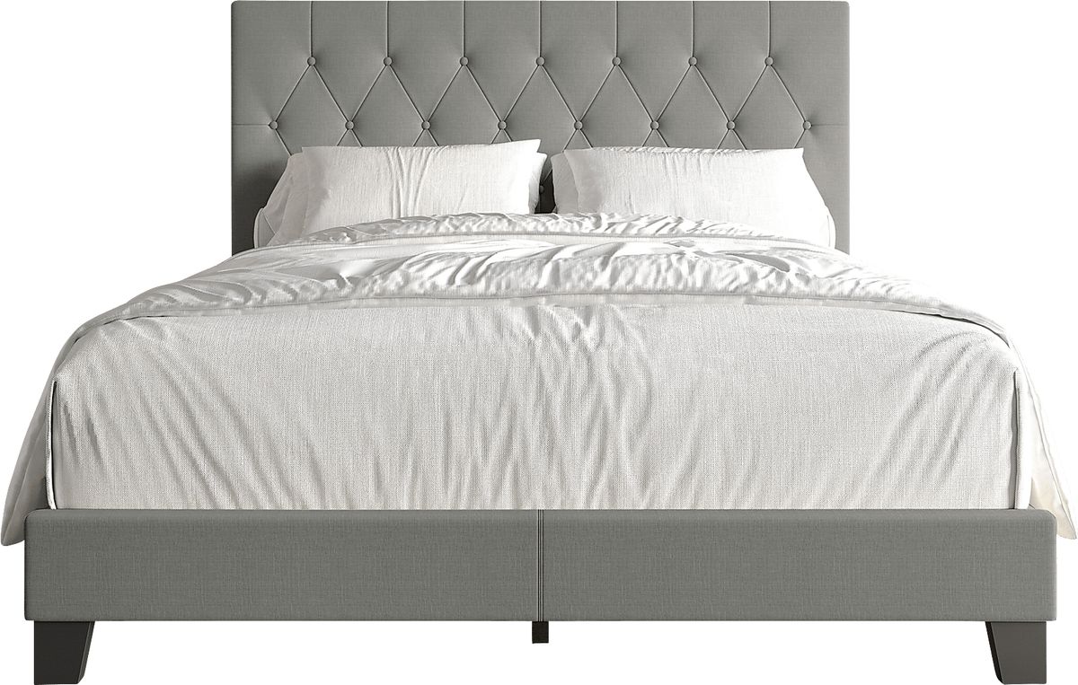 Bellane Gray Polyester Fabric Full Bed | Rooms to Go