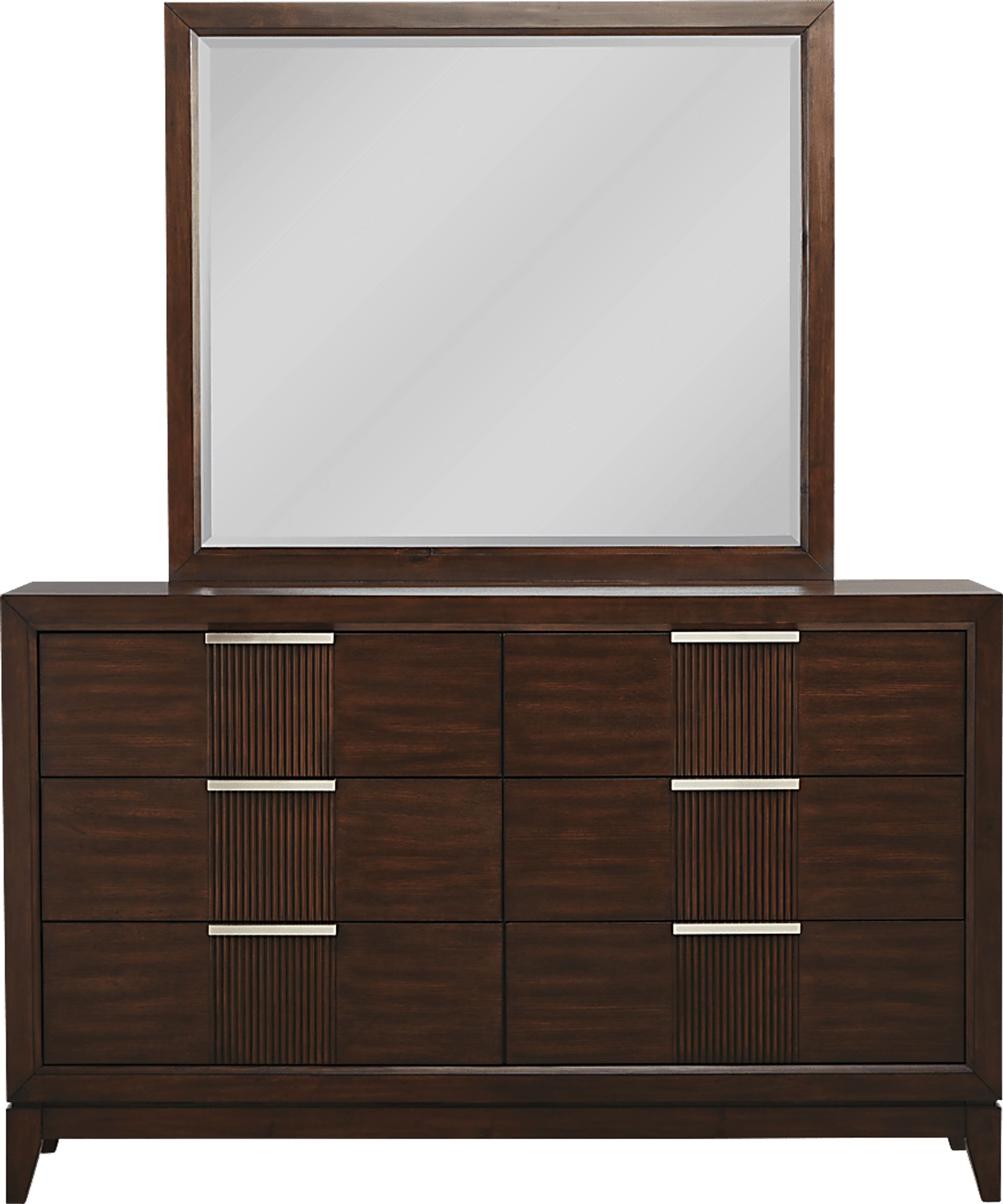 Bellante Brown Dresser and Mirror - Image 1