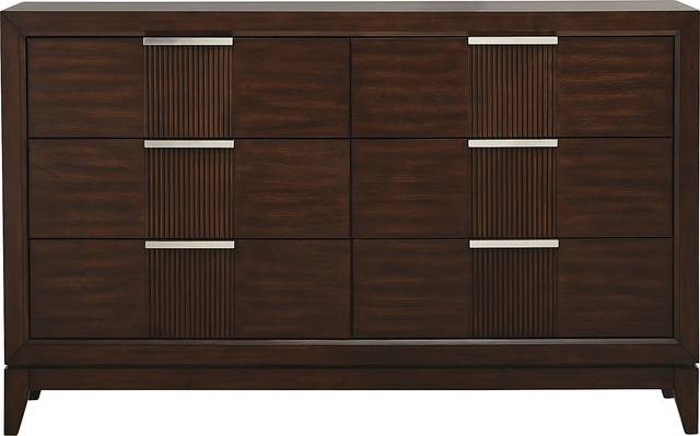 Bellante Brown Dresser and Mirror - Thumbnail - Image 2