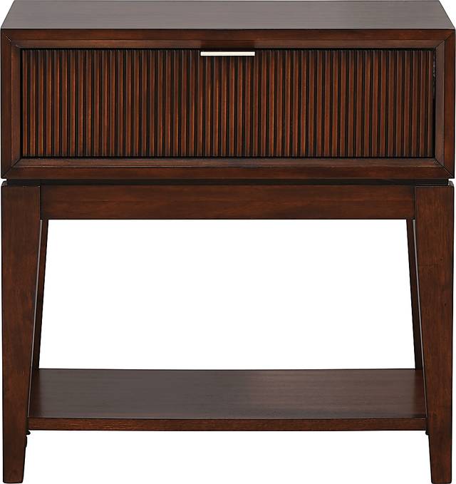 Bellante Brown One Drawer Nightstand - Thumbnail - Image 1