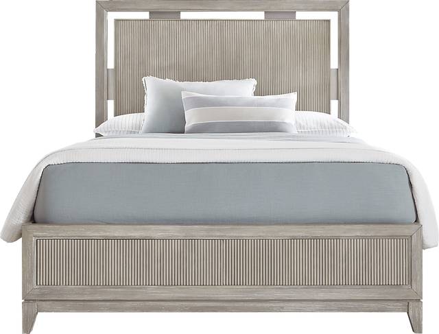 Bellante Gray 3 Pc Queen Panel Bed - Thumbnail - Image 1