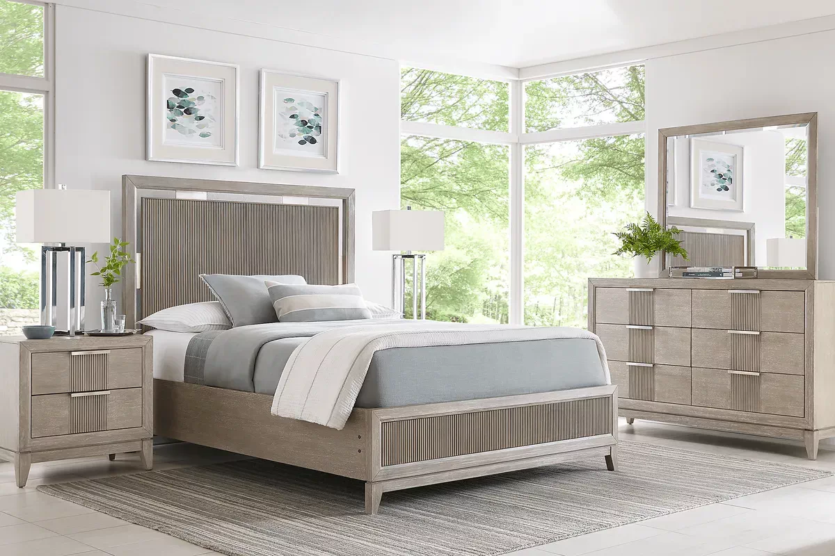 King bed frame rooms to go discount