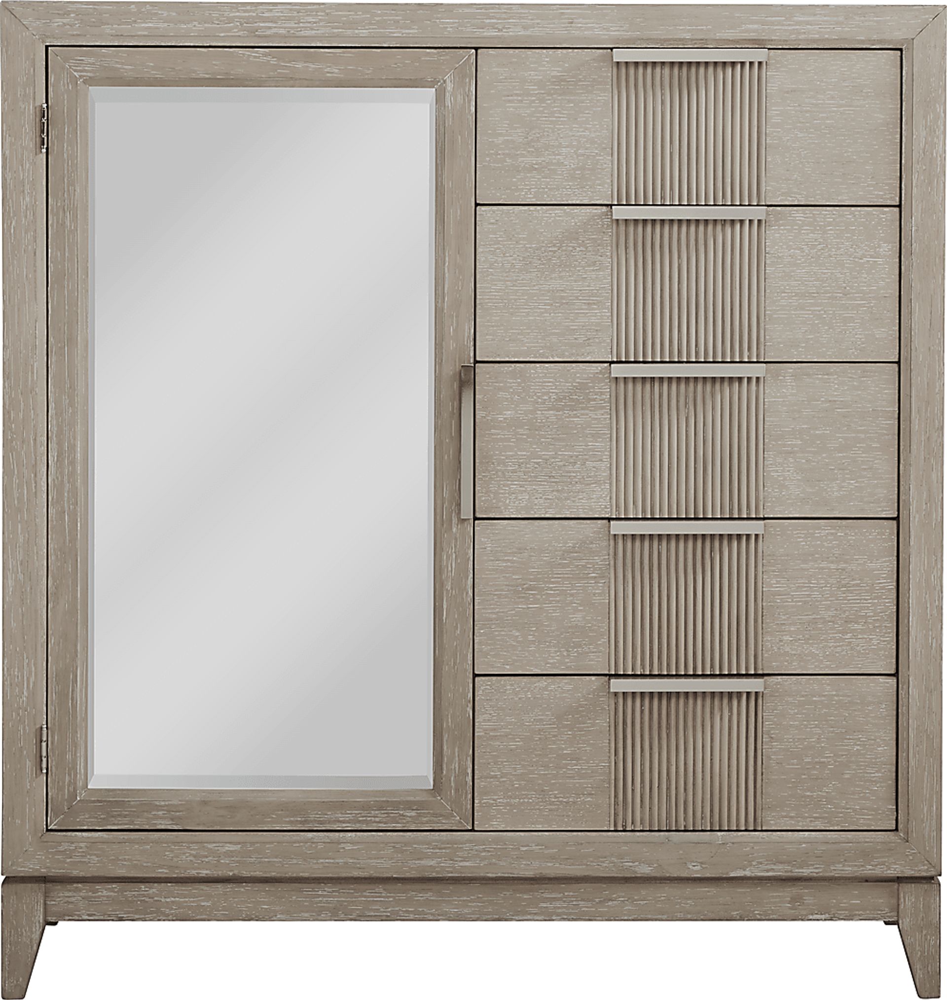 Bellante Gray 5 Pc Queen Panel Bedroom - Image 5