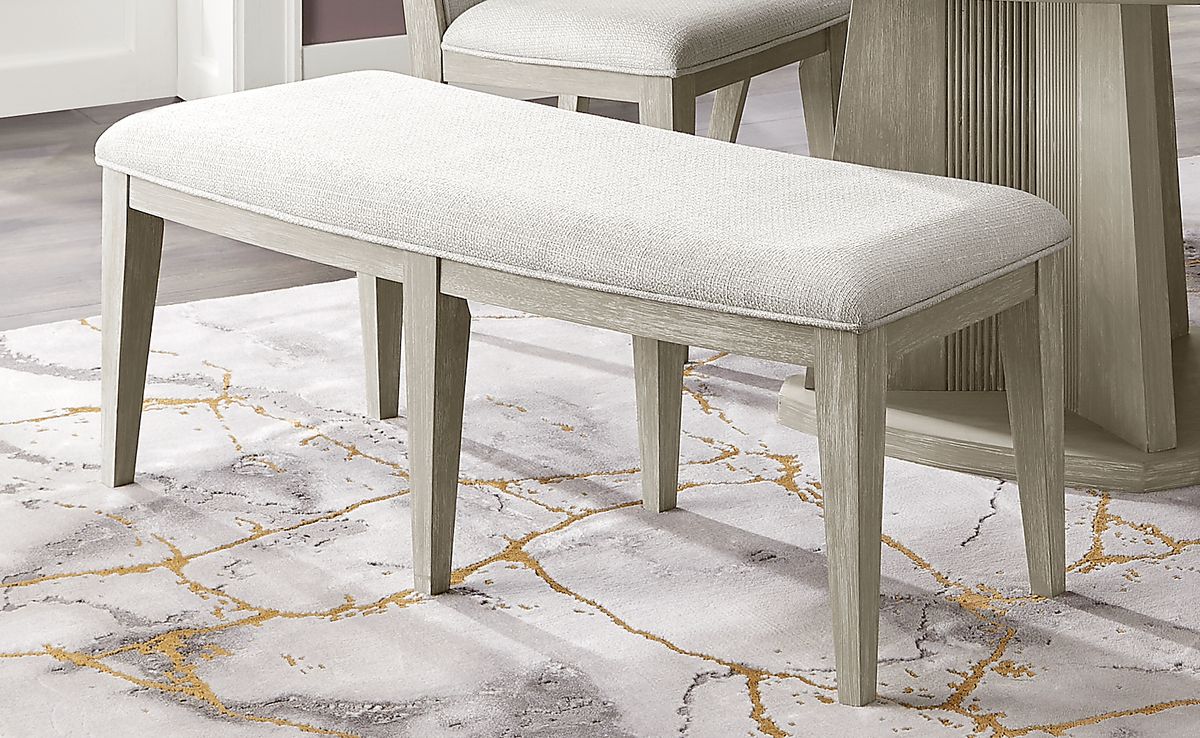 Bellante Gray Bench | Rooms to Go