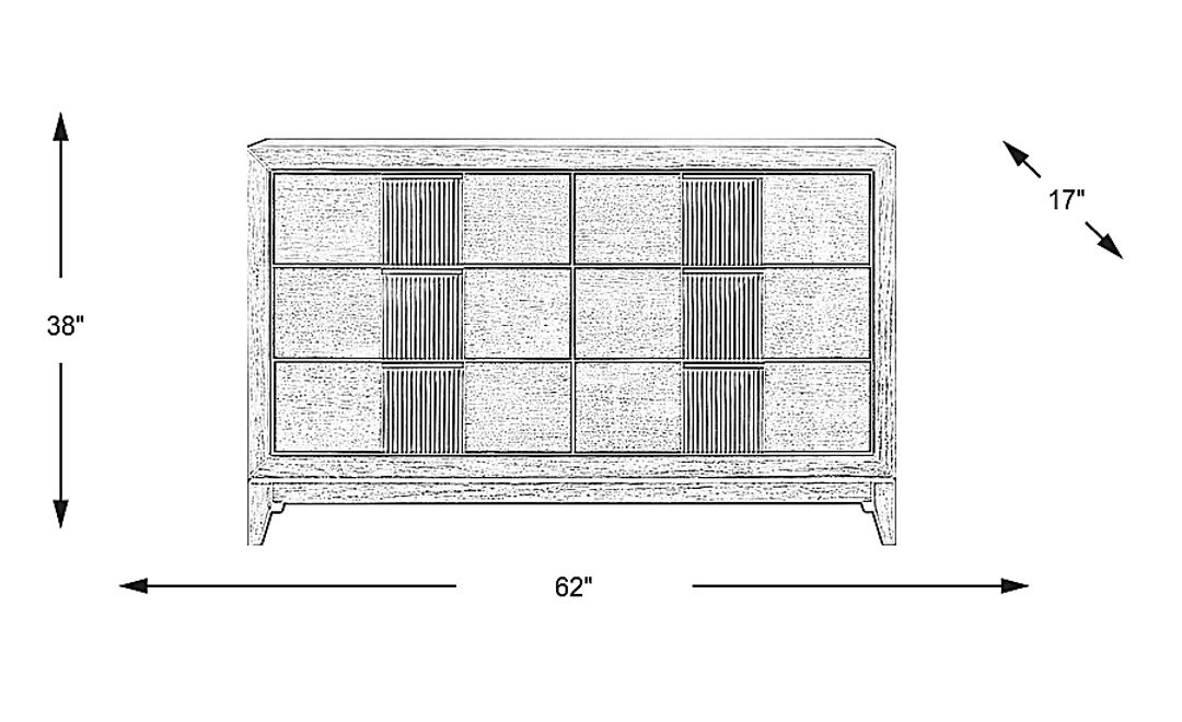 Bellante Gray Dresser