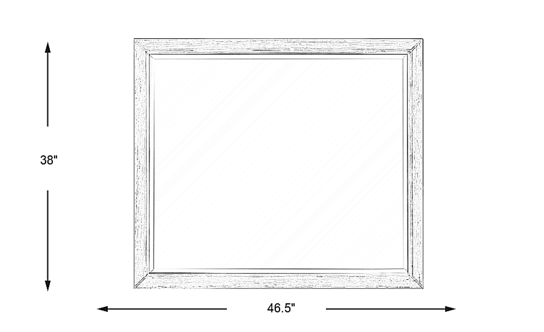 Bellante Gray Mirror