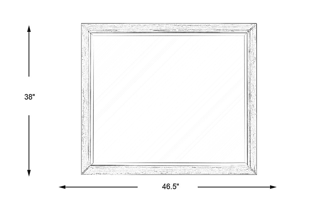 Bellante Gray Mirror