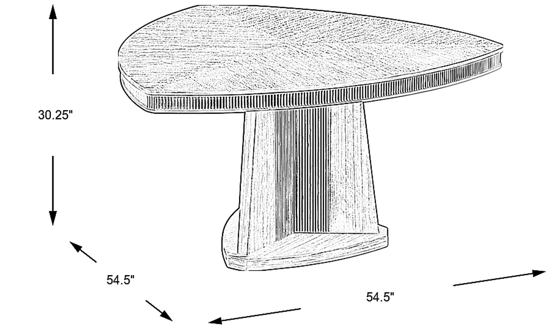 Dimension Image. Please refer to the Dimension Tab on this page for dimension details.