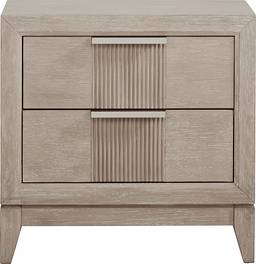 two drawer nightstand