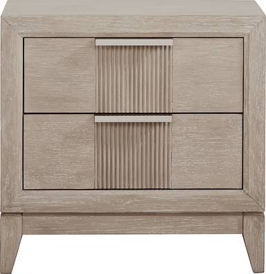 two drawer nightstand