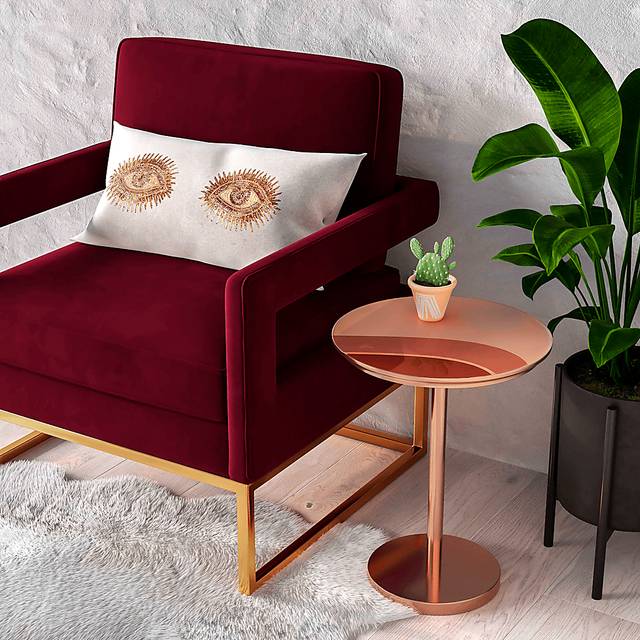 Bellarn Copper Accent Table - Thumbnail - Image 6