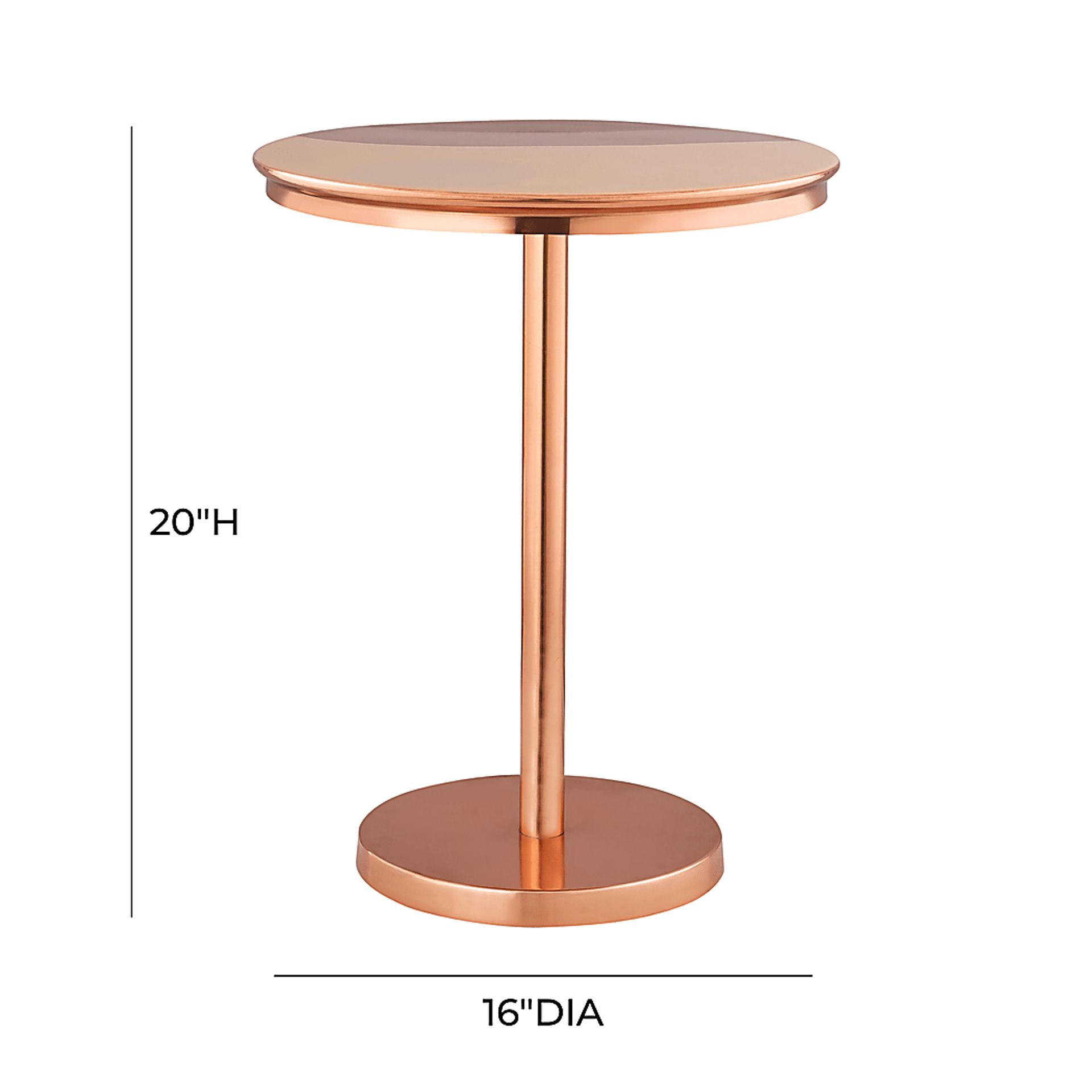 Bellarn Copper Accent Table - Image 7