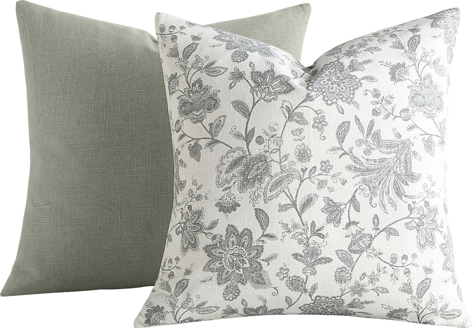 Bellascott Gray Accent Pillow Set of 2 - Image 1