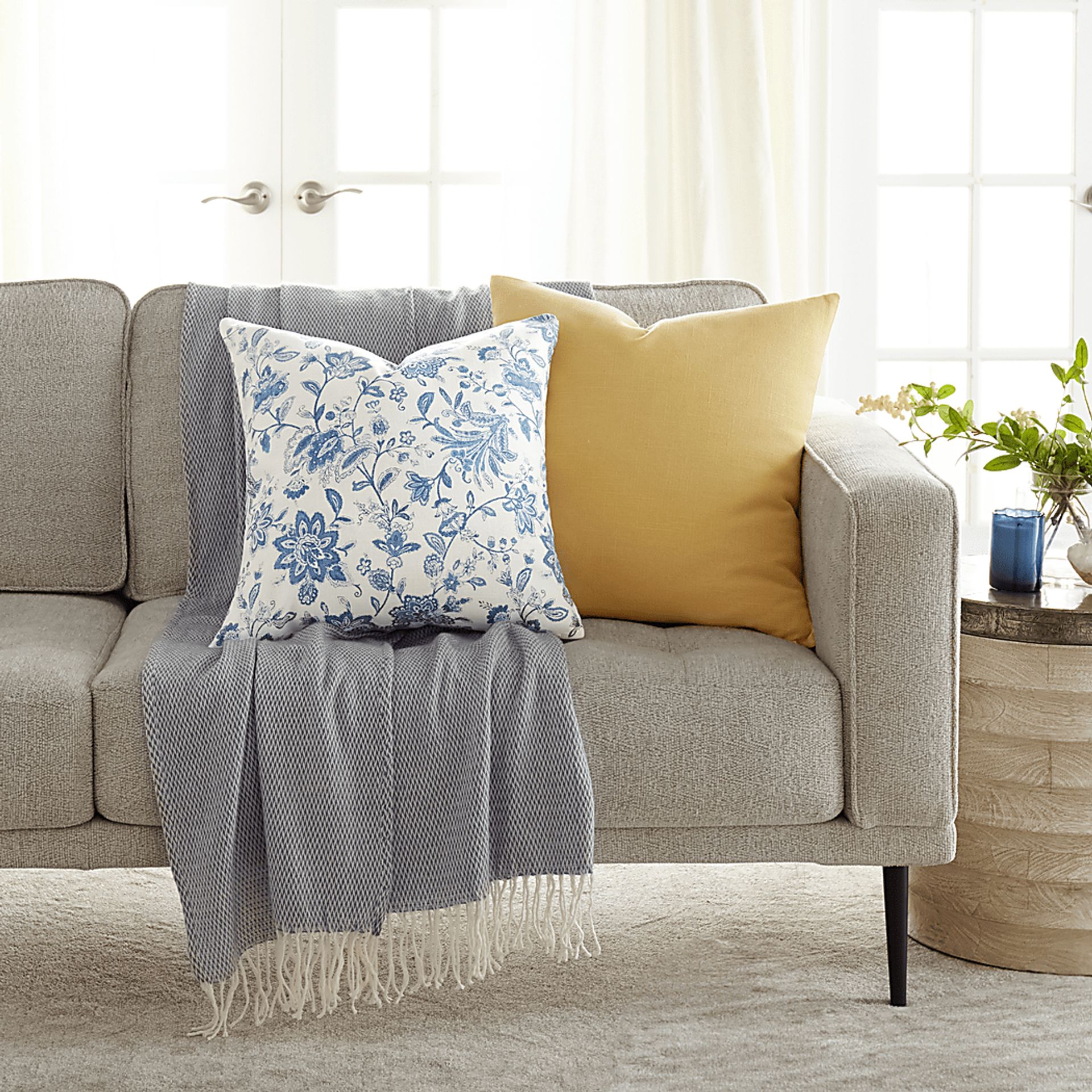 Bellascott Mustard Accent Pillow Set of 2 - Image 2