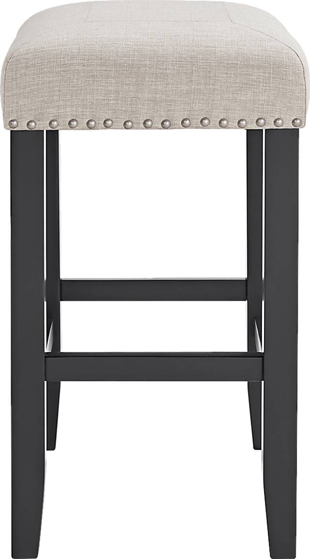 Bellavia Beige Stool, Set of 2 - Thumbnail - Image 4