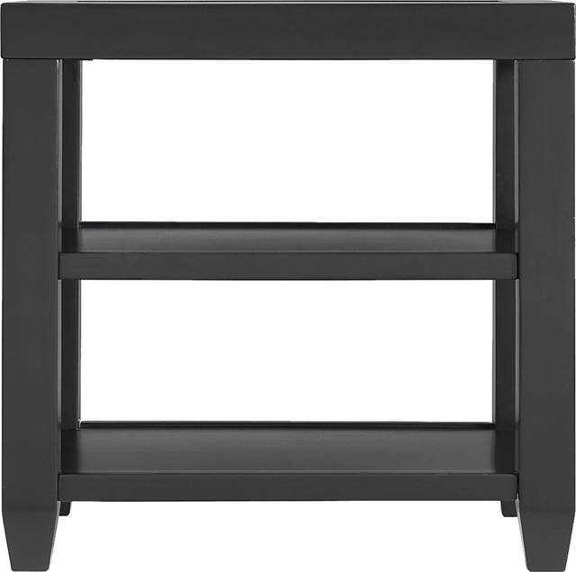 Bellavia Black Chairside Table - Thumbnail - Image 3