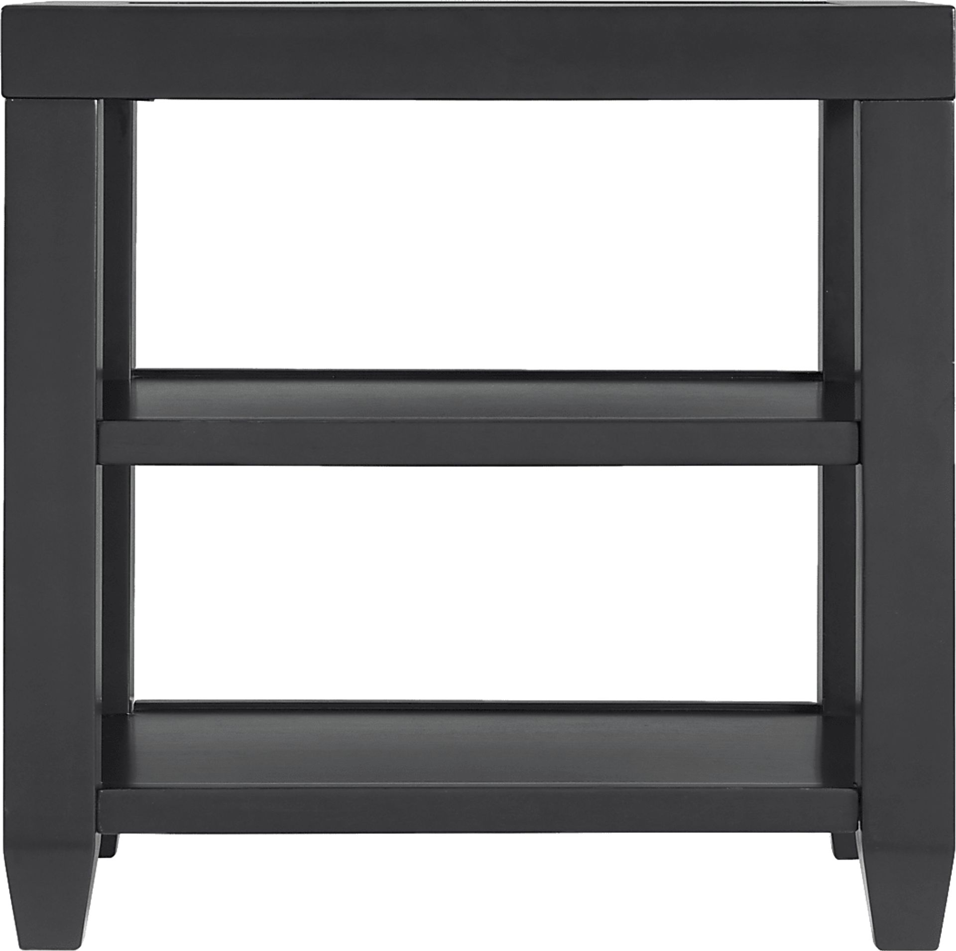 Bellavia Black Chairside Table - Image 3