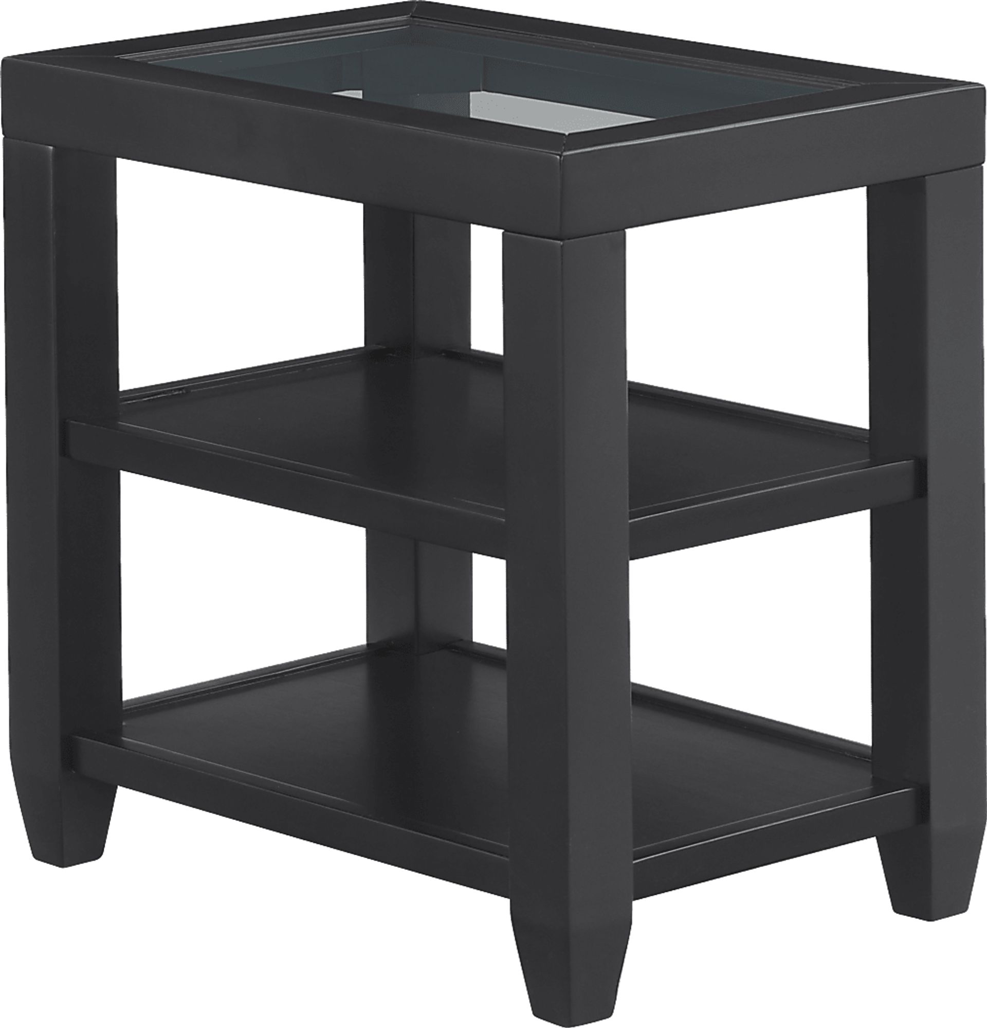 Bellavia Black Chairside Table - Image 1