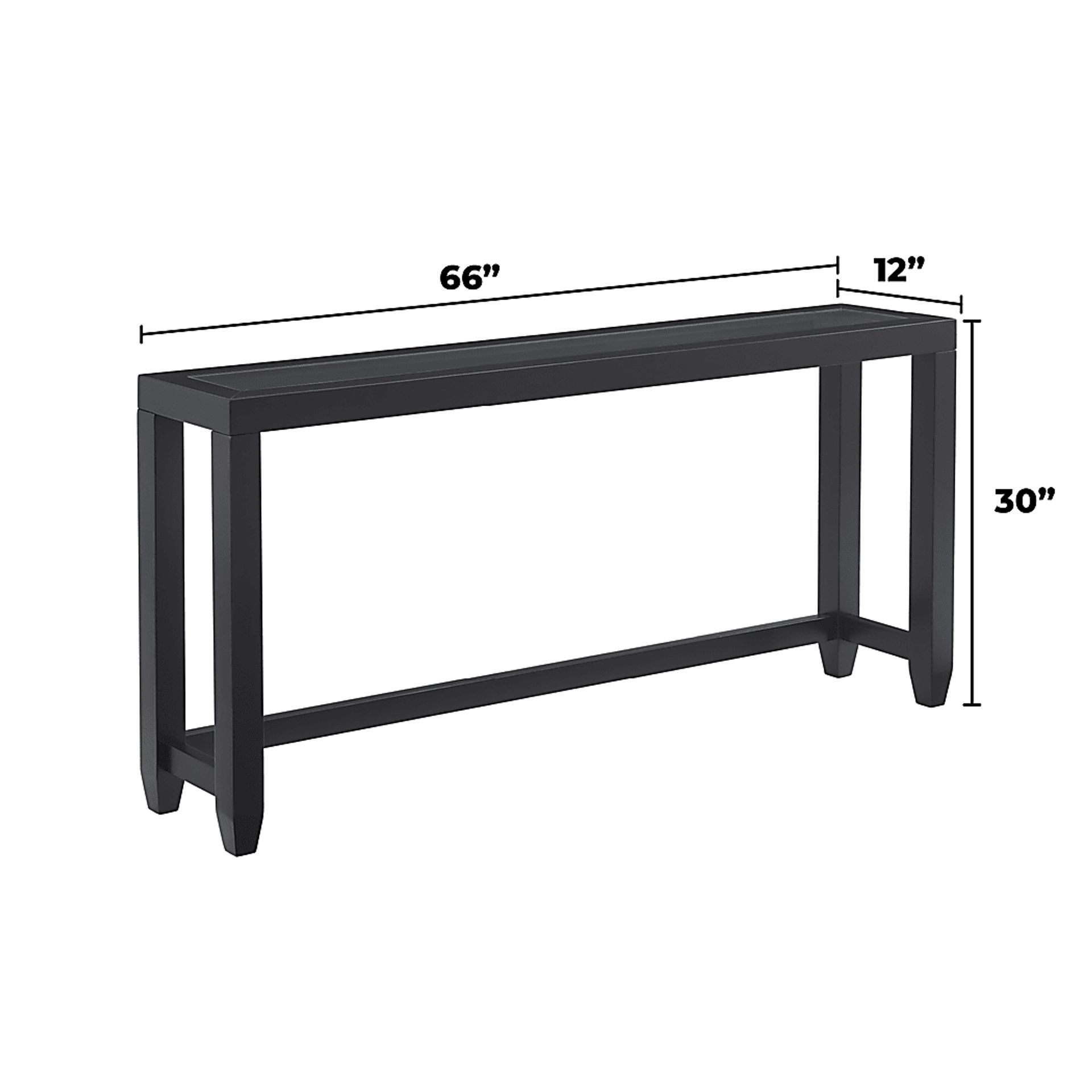 Bellavia Black Sofa Table - Image 6