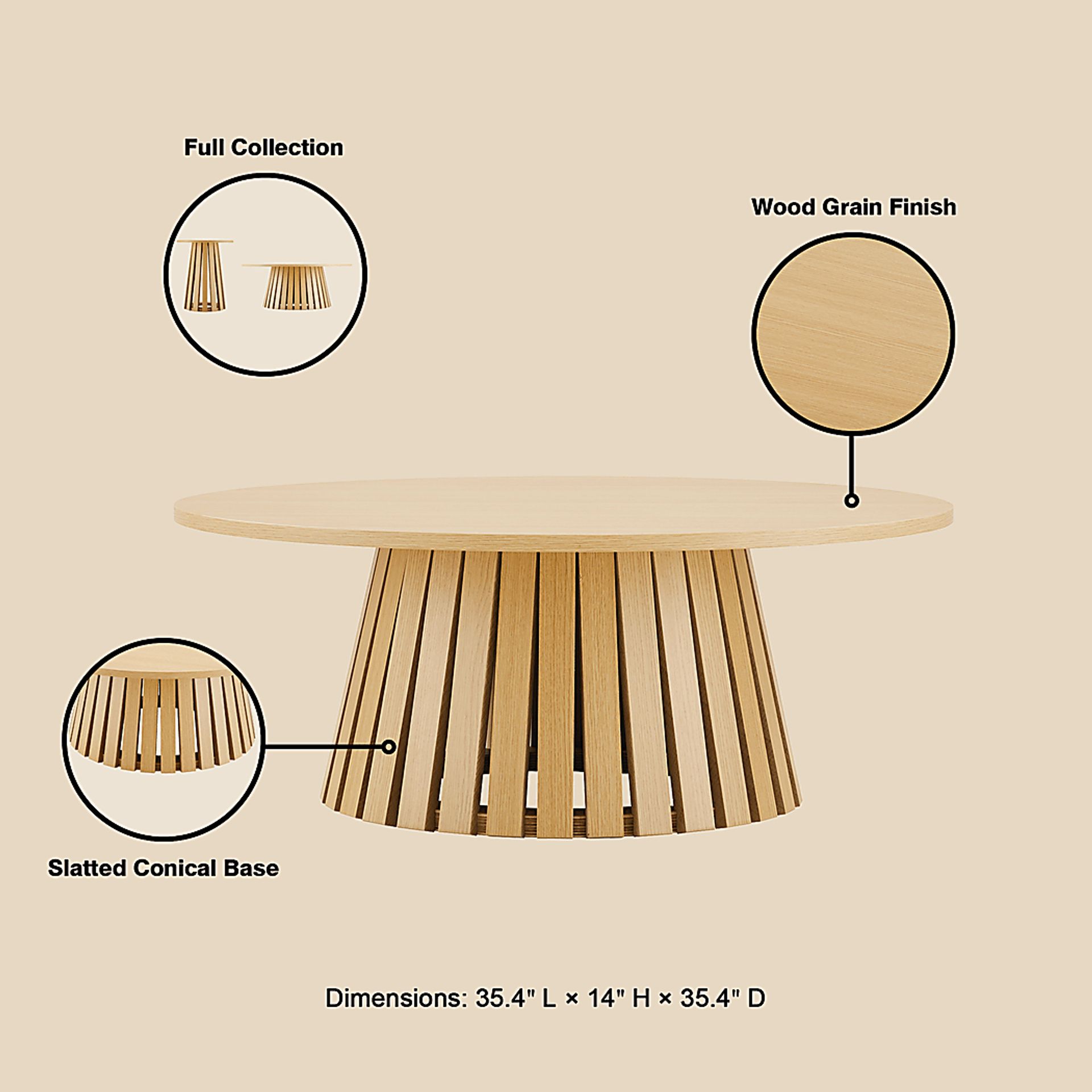 Bellcreek Brown Cocktail Table - Image 4