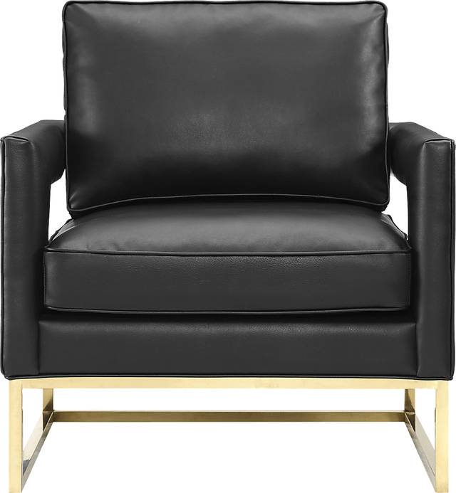 Belldid I Black Accent Chair - Thumbnail - Image 2