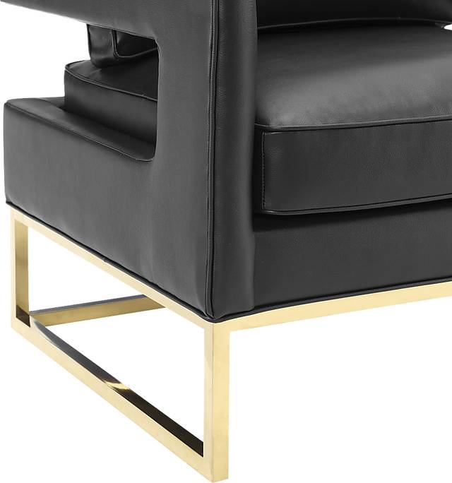 Belldid I Black Accent Chair - Thumbnail - Image 4