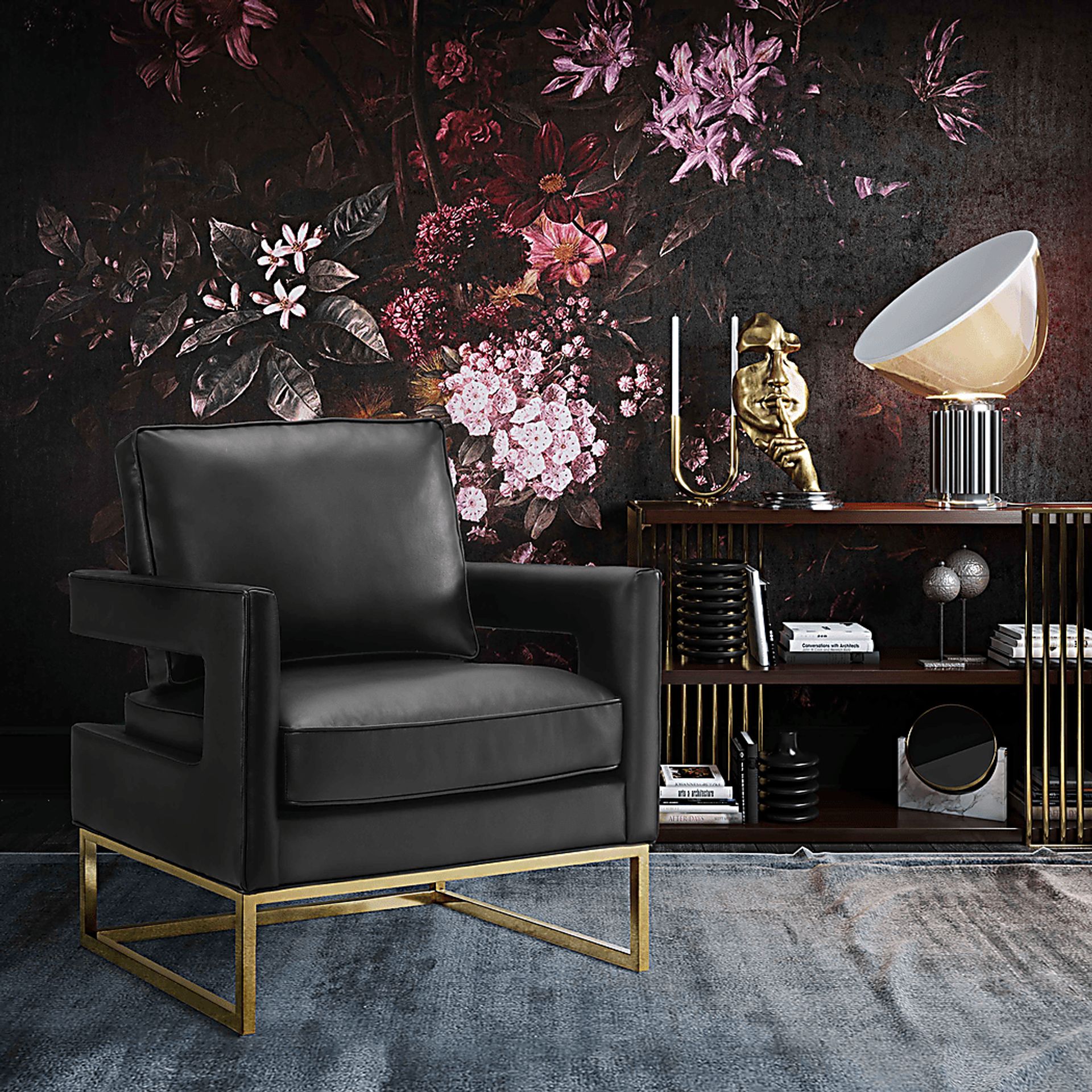 Belldid I Black Accent Chair - Image 5
