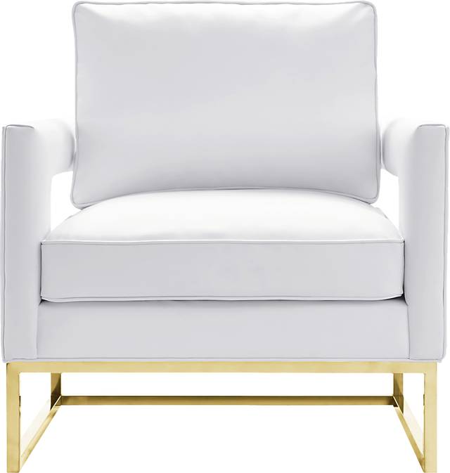 Belldid I White Accent Chair - Thumbnail - Image 2
