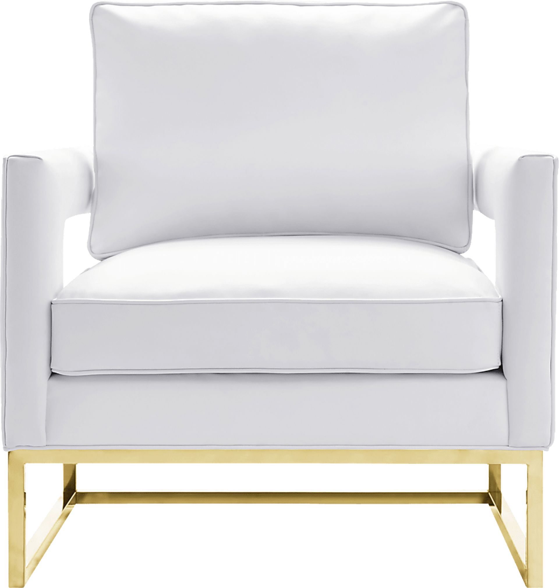 Belldid I White Accent Chair - Image 2