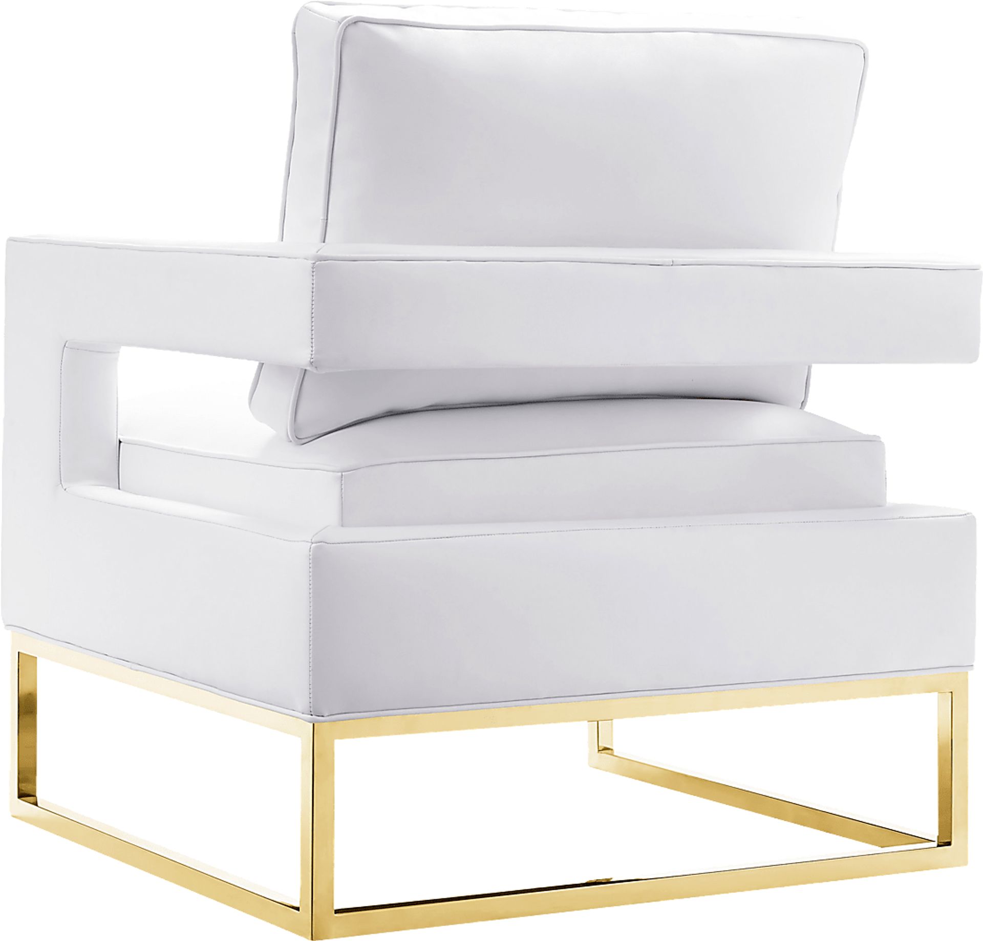 Belldid I White Accent Chair - Image 3