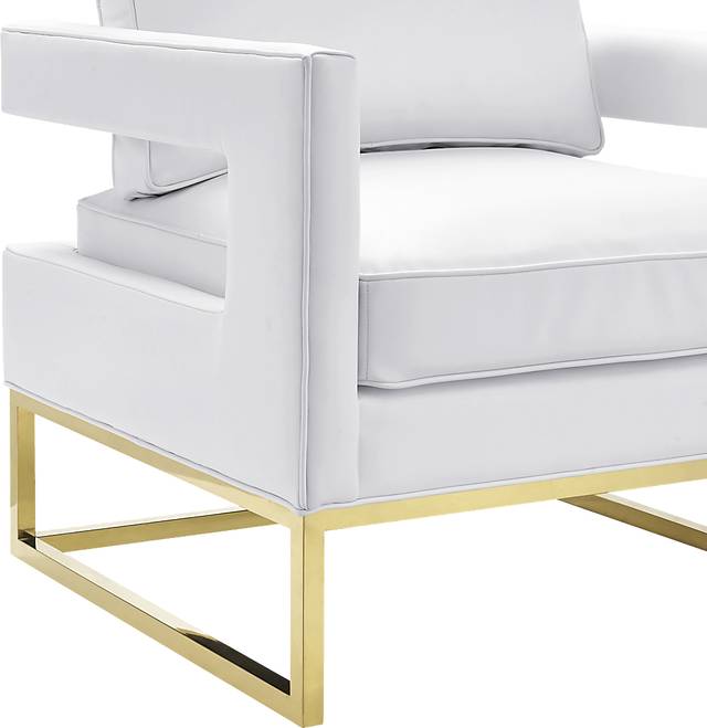 Belldid I White Accent Chair - Thumbnail - Image 4