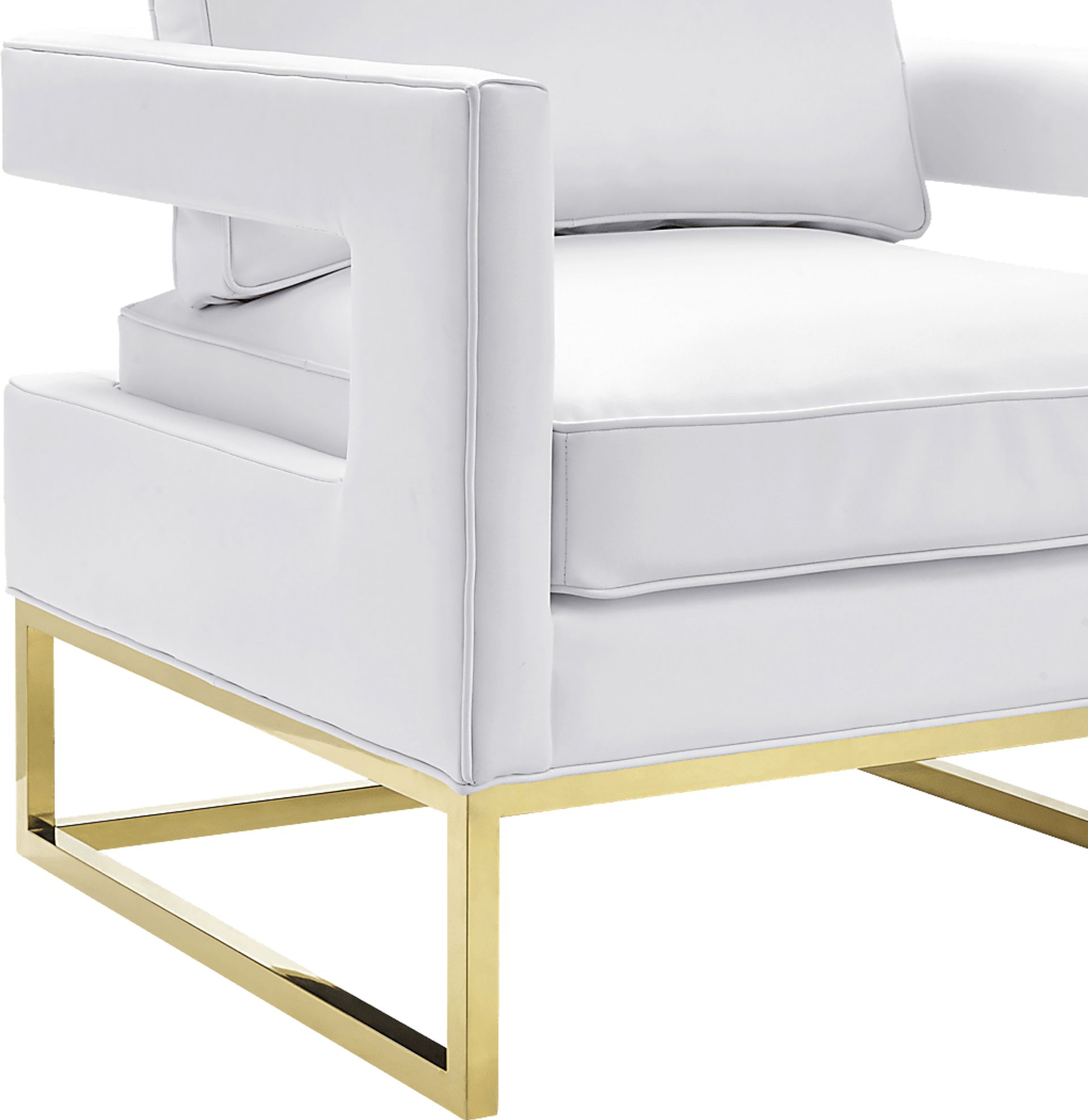 Belldid I White Accent Chair - Image 4