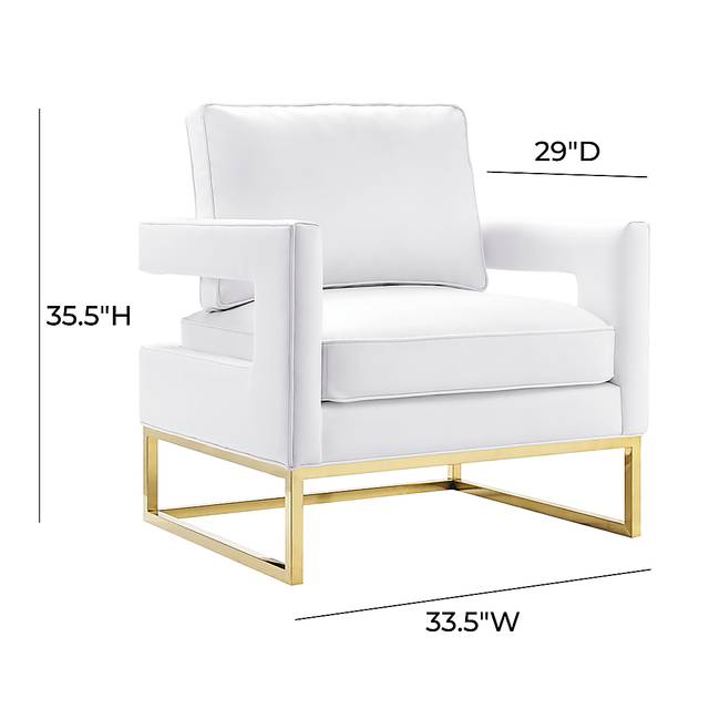Belldid I White Accent Chair - Thumbnail - Image 8