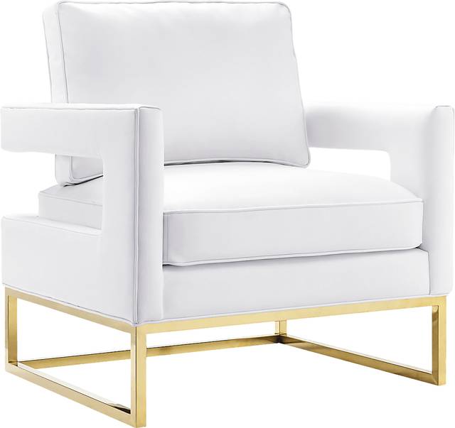 Belldid I White Accent Chair - Thumbnail - Image 1