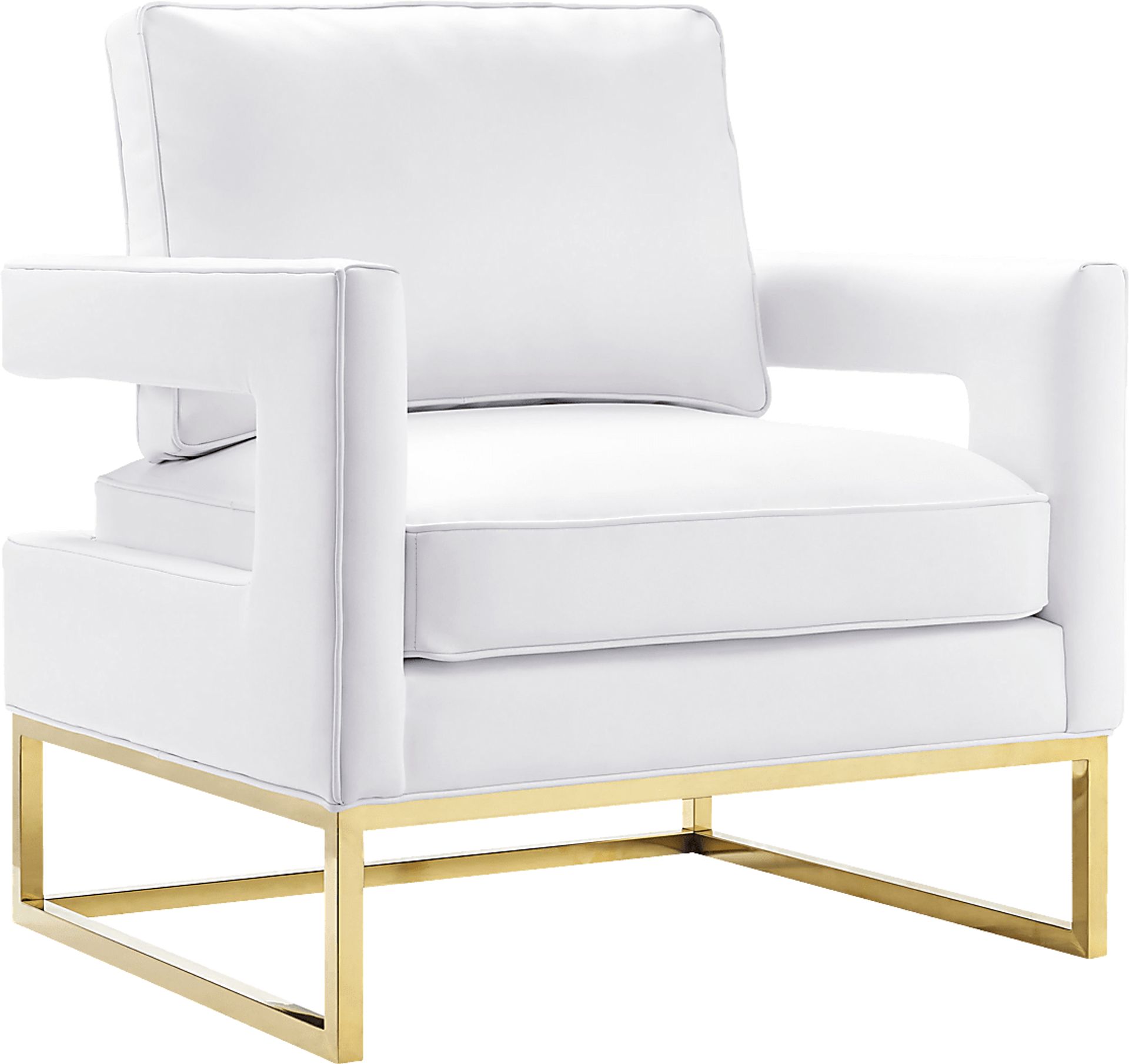 Belldid I White Accent Chair - Image 1