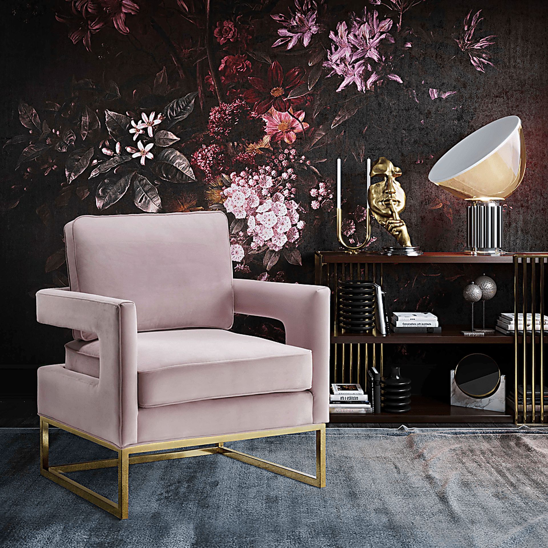 Belldid II Blush Accent Chair - Image 7