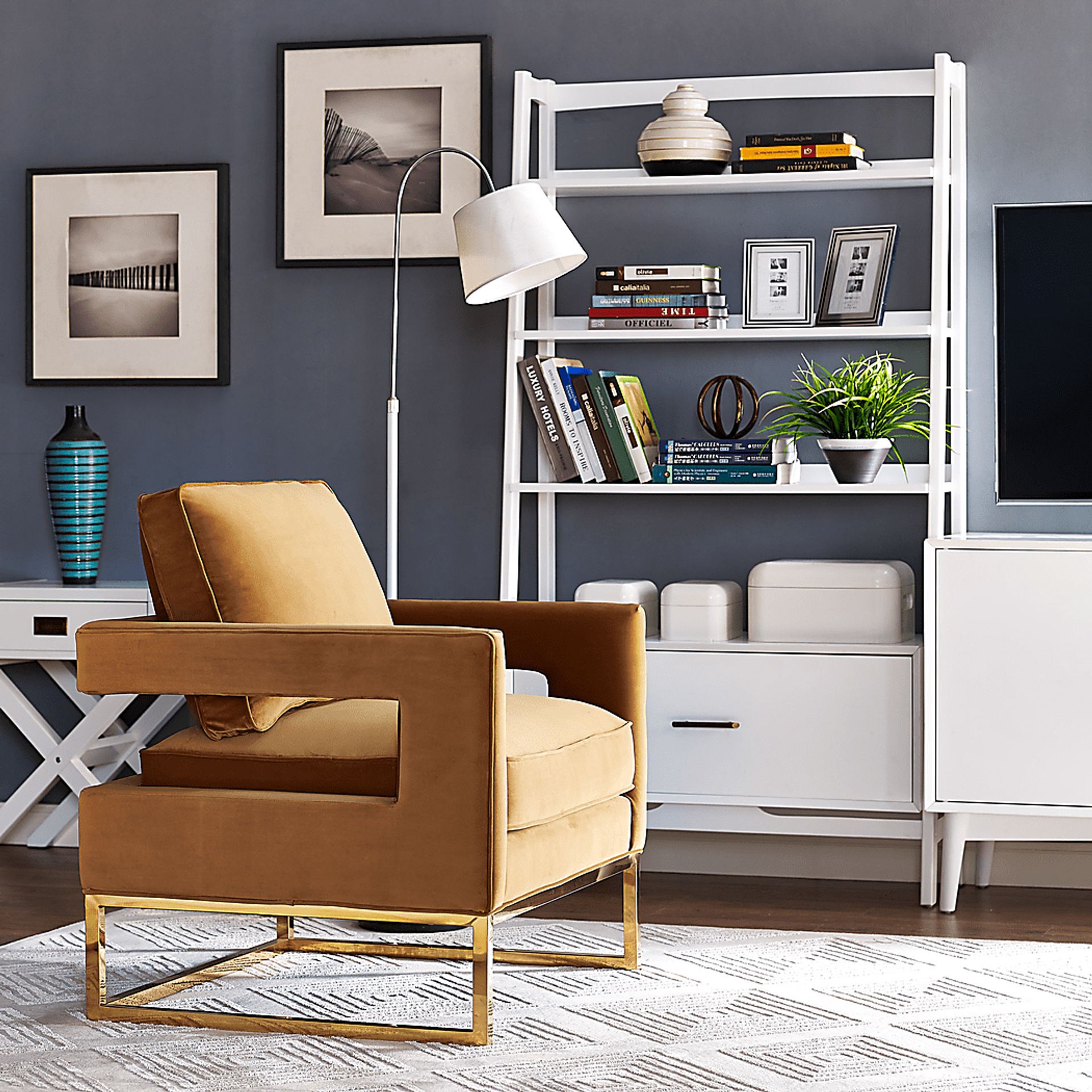 Belldid II Cognac Accent Chair - Image 5