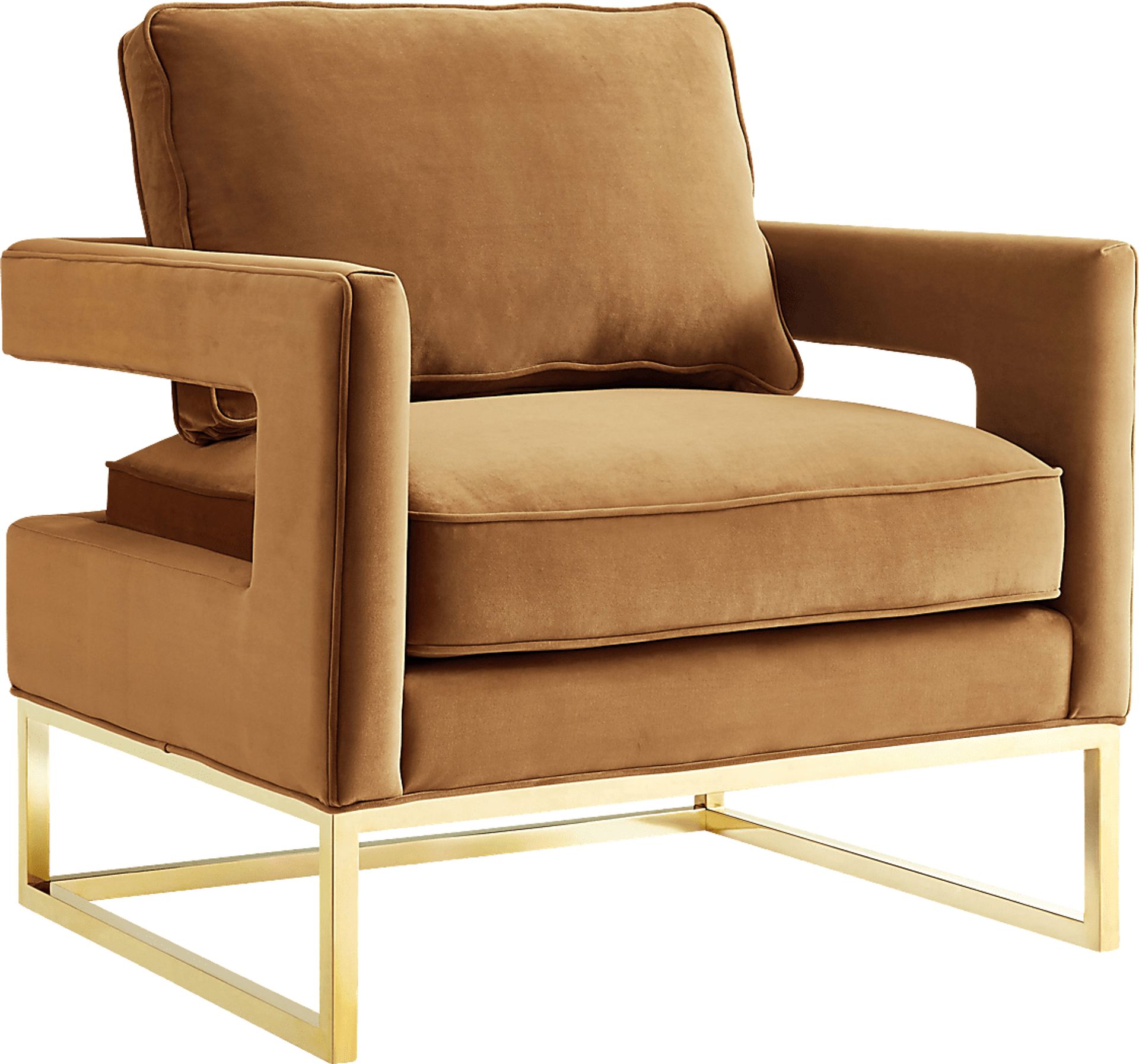 Belldid II Cognac Accent Chair - Image 1