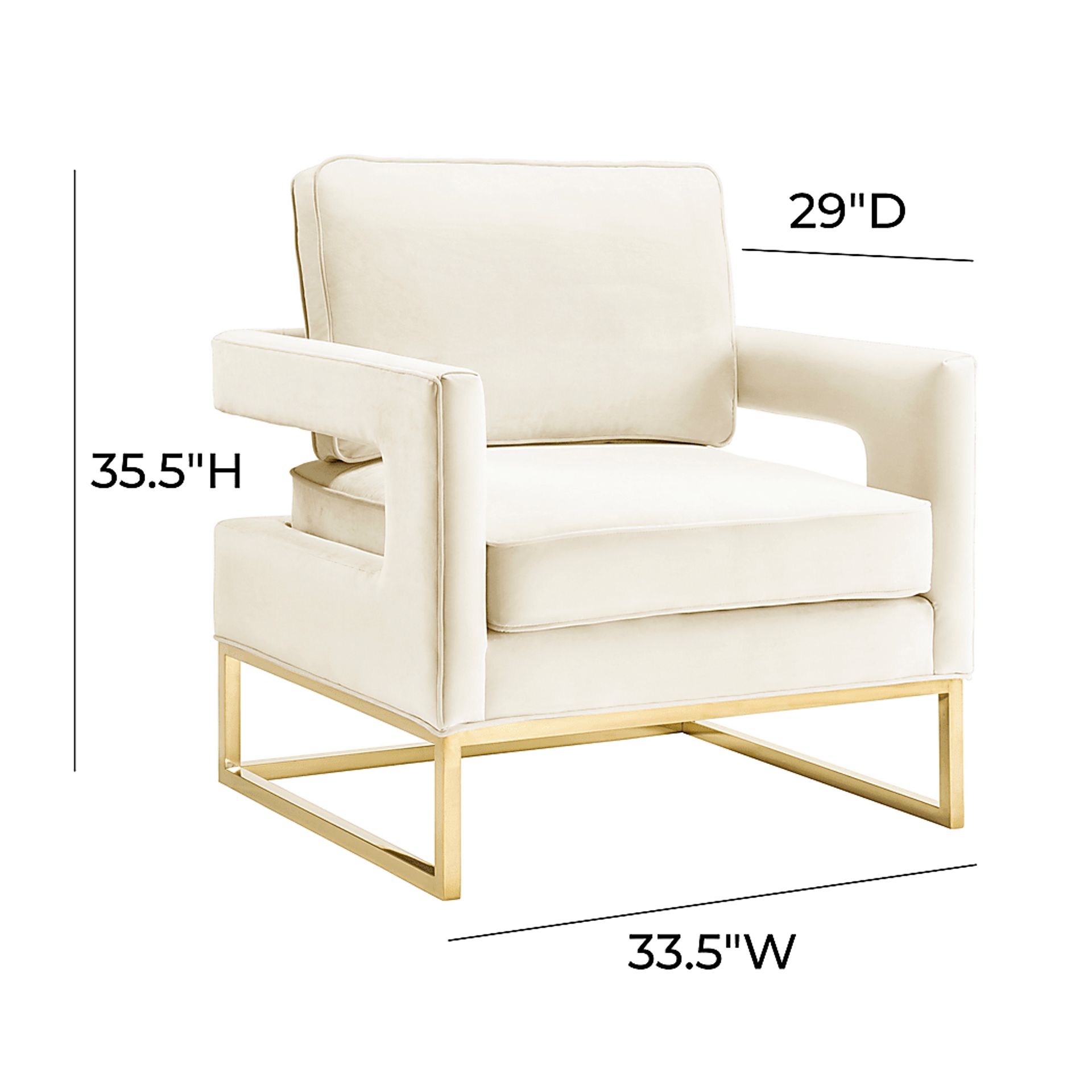 Belldid II Cream Accent Chair - Image 6