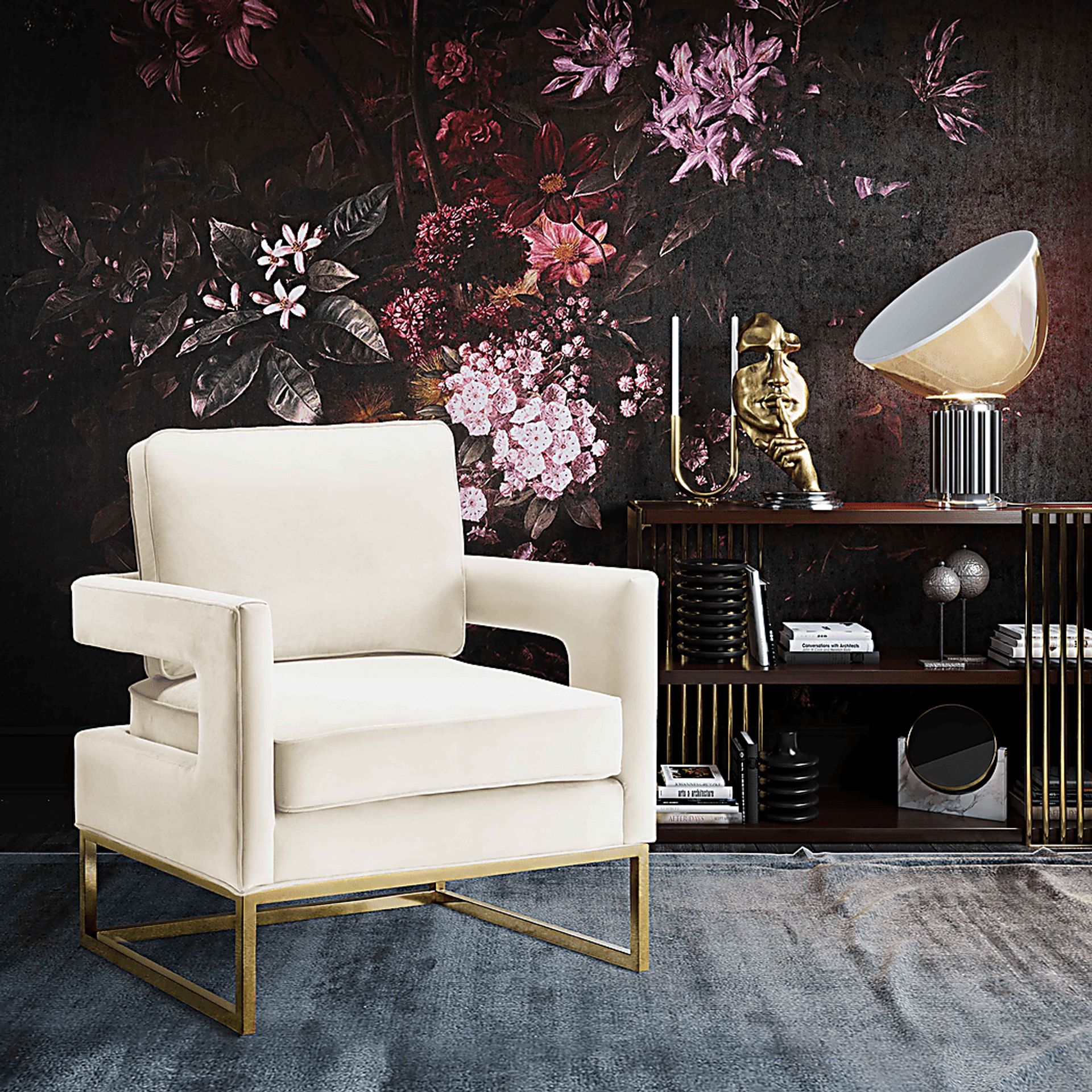 Belldid II Cream Accent Chair - Image 7