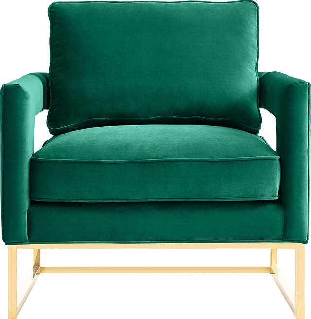 Belldid II Green Accent Chair - Thumbnail - Image 2