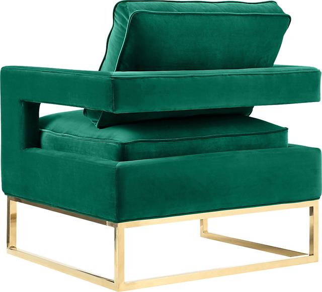 Belldid II Green Accent Chair - Thumbnail - Image 3