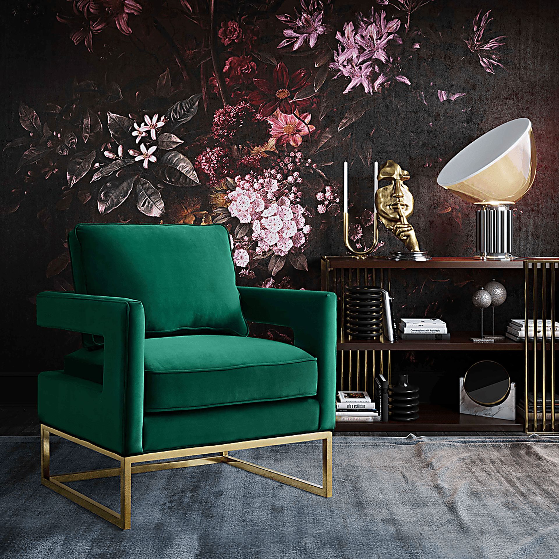 Belldid II Green Accent Chair - Image 6