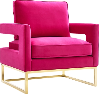 Belldid II Pink Accent Chair