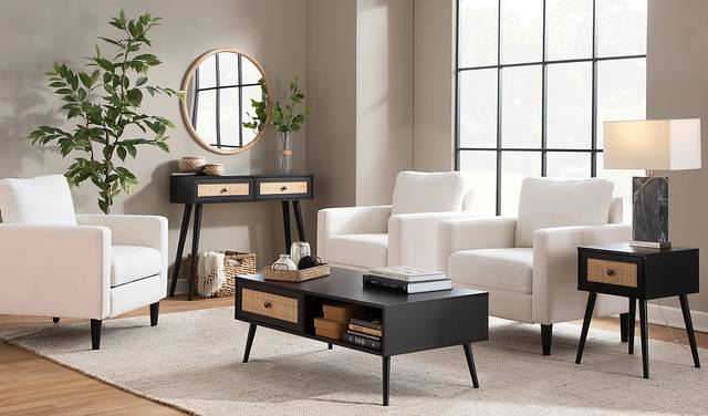 Belle Ann Black Sofa Table - Thumbnail - Image 8